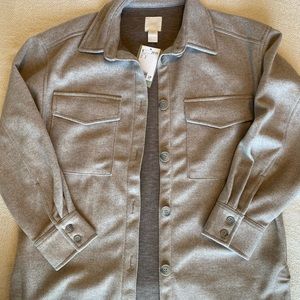 H&M SMALL OVERSIZED BEIGE COAT